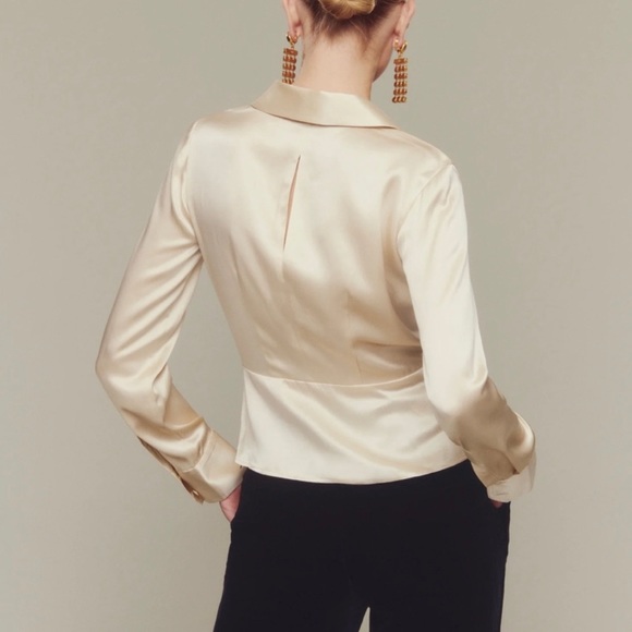 Reformation Rennes Silk Top - Picture 2 of 8